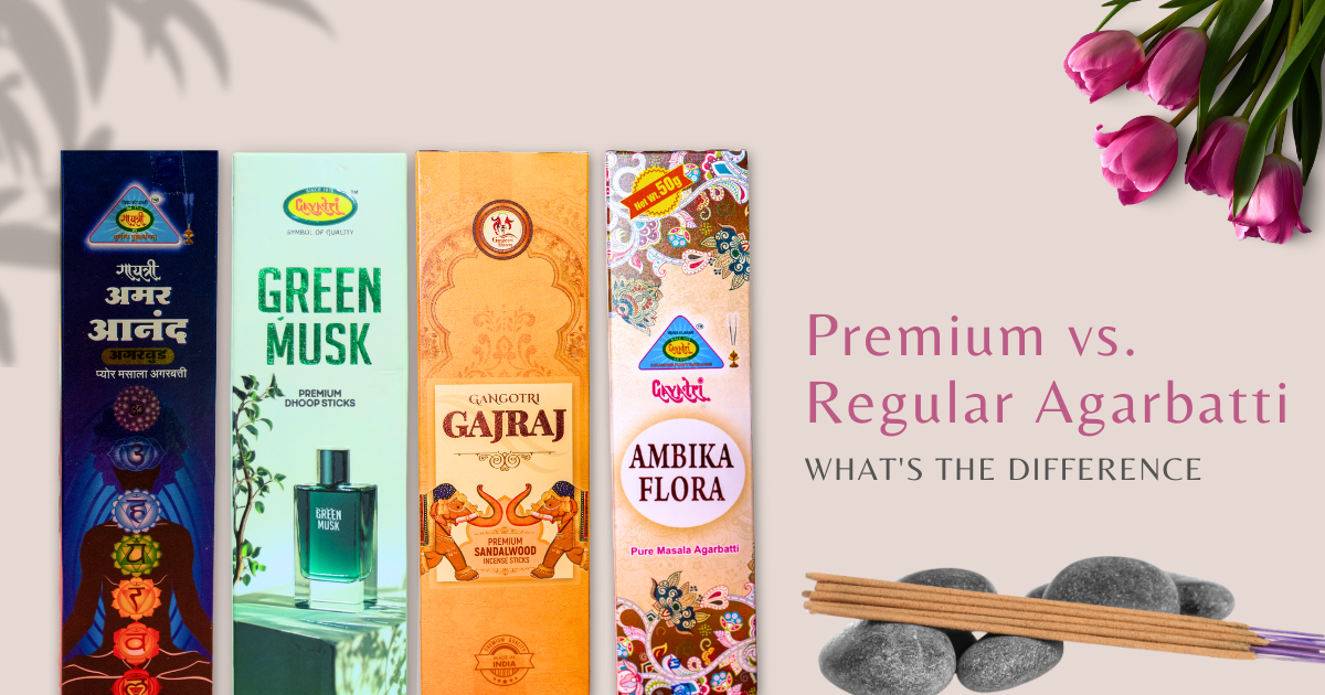 Premium vs Regular Agarbatti blog image