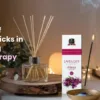 Aromatherapy setup with lavender incense stick box