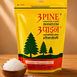 3 Pine Isoborneol Flakes Bhimseni 500gm