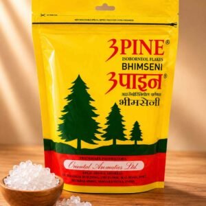 3 Pine Isoborneol Flakes Bhimseni 50gm