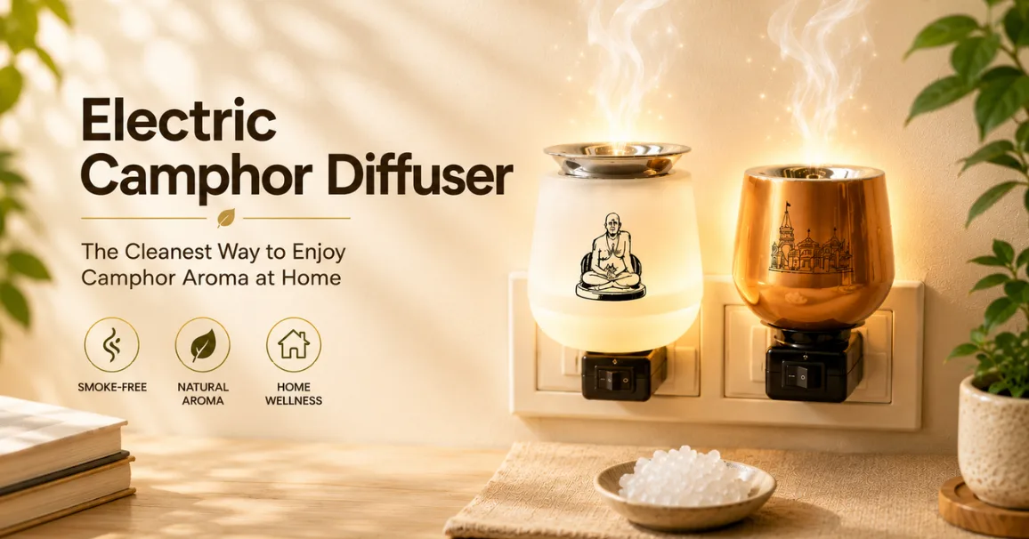 electric camphor diffuser camphor aroma at home