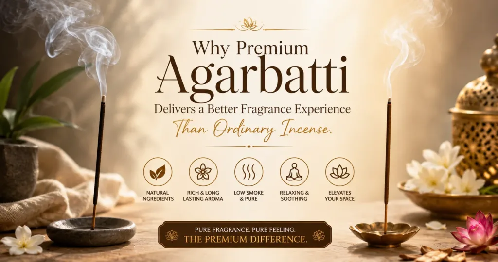why premium agarbatti delivers better fragrance experience